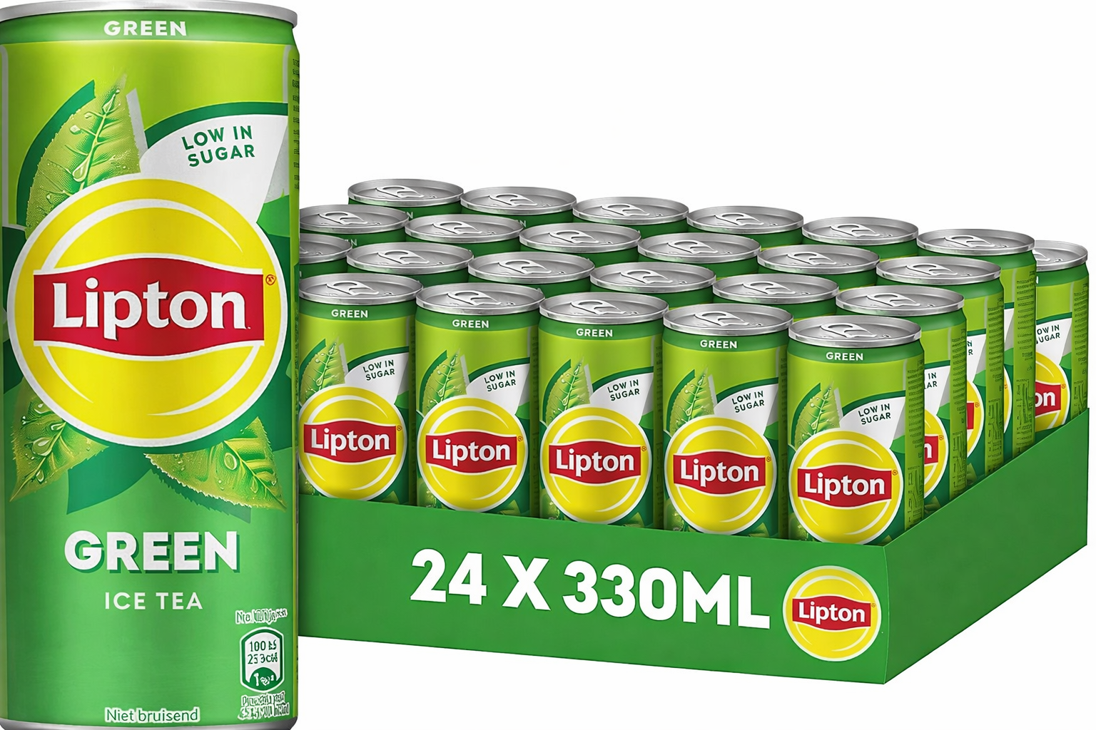 Lipton Ice Tea Green 33 cl - 24 canettes ( Belge )